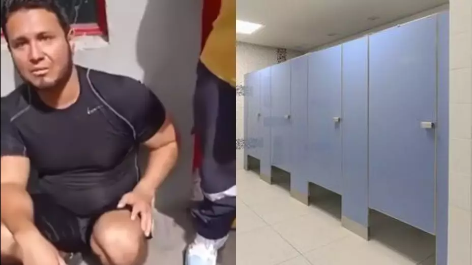 Sorprenden-a-hombre-grabando-menores-en-baño-de-gasolinera-en-Matehuala-SLP