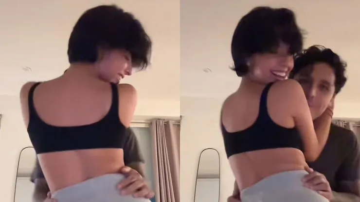 VIDEO: El sensual baile de Ángela Aguilar a Christian Nodal que ha encendido las redes