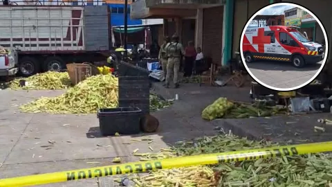 Herido en Mercado de Abastos