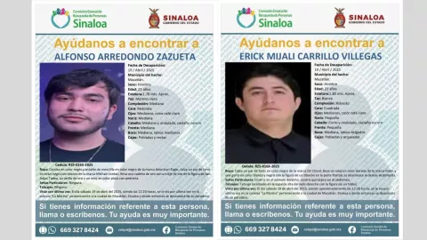 Buscan a Alfonso Arredondo Zazueta y Erick Mijali Carrillo Villegas. .jpg