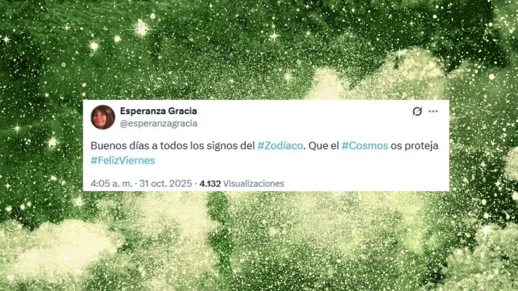 Esperanza Gracia nos trae los horóscopos para este sábado 1 de noviembre.