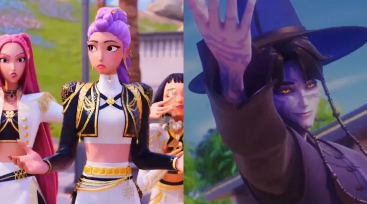Nueva colaboración de KPop Demon Hunters x Fortnite
