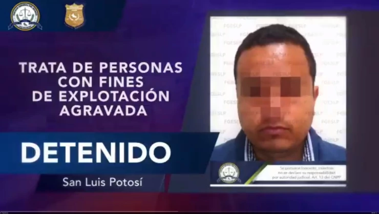 Un hombre fue detenido por prostituir a una mujer por más de 10 años en San Luis Potosí