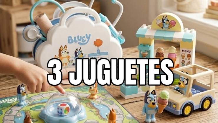 3 juguetes de Bluey que enseñan a los niños a respetar a los demás