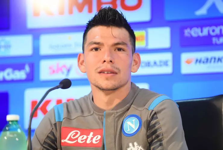 Lozano en Napoli. 
