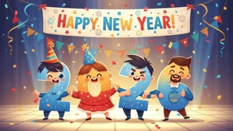 28 imágenes para desear feliz Año Nuevo a tus seres queridos: desde las más serias hasta divertidas.