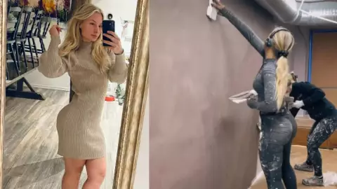 Mujer albañil Johanna Juhlin.