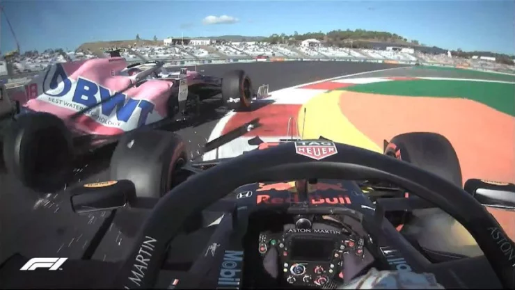 Chocan pilotos de F1 en práctica de GP de Portugal