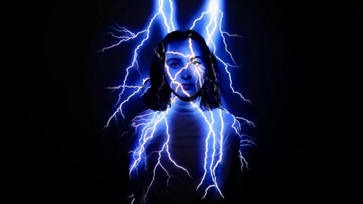 rayo cayó sobre una persona durante tormenta eléctrica
