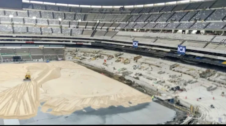 Estadio Azteca obras para el Mundial 2026