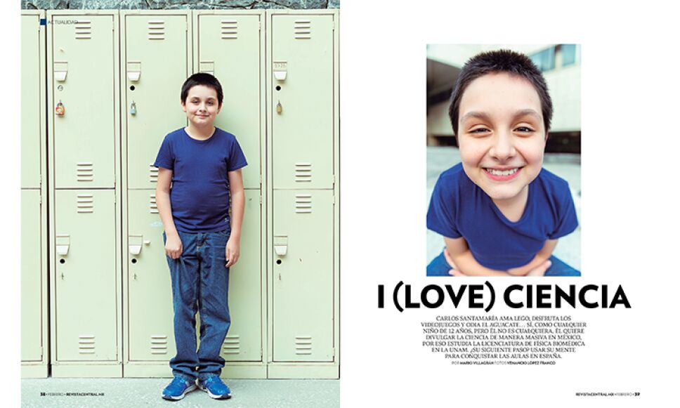 Niño genio Carlos Santamaría Foto Especial