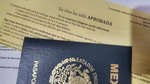 visa aprobada, documento