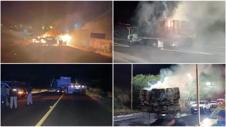 Michoacan enfrentamientos bloqueos carreteros operativo federal