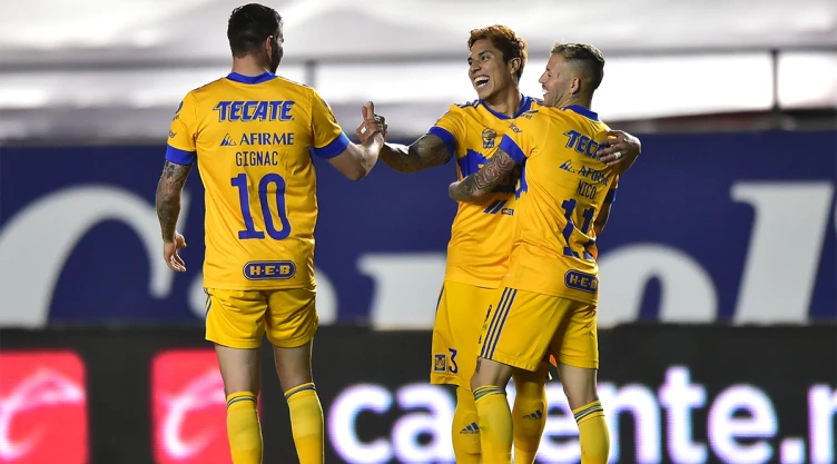 Tigres festeja la anotación