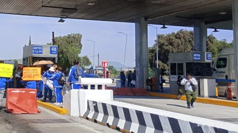 Reportan bloqueo en la autopista México-Puebla hoy 17 de julio de 2024
