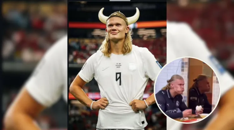 Sale a la luz la VERDAD sobre el video viral de Erling Haaland espantándose a su reflejo y no decepciona a los fans