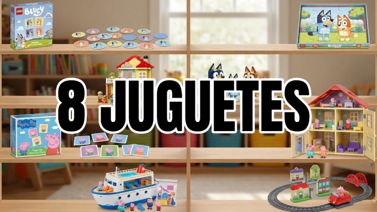 8 juguetes de Bluey y Peppa Pig que ayudan a los niños a concentrarse mejor