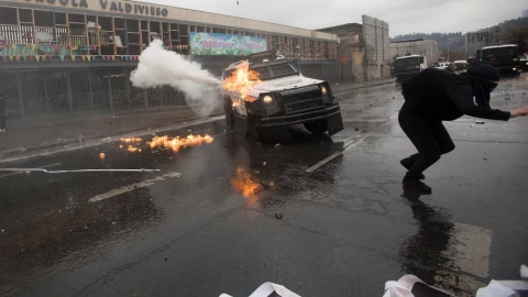 enfrentamiento en Chile