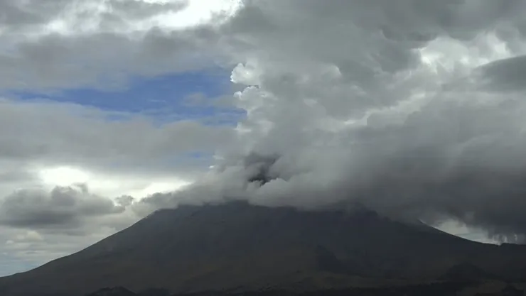 Monitoreo volcán Popocatépetl hoy