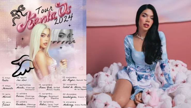 ¡Ojo! Kenia Os anuncia concierto en Guadalajara