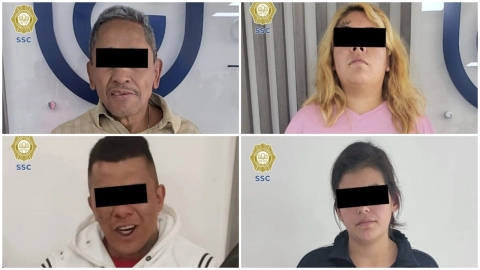 Cuatro personas fueron detenidas por su presunta participación.