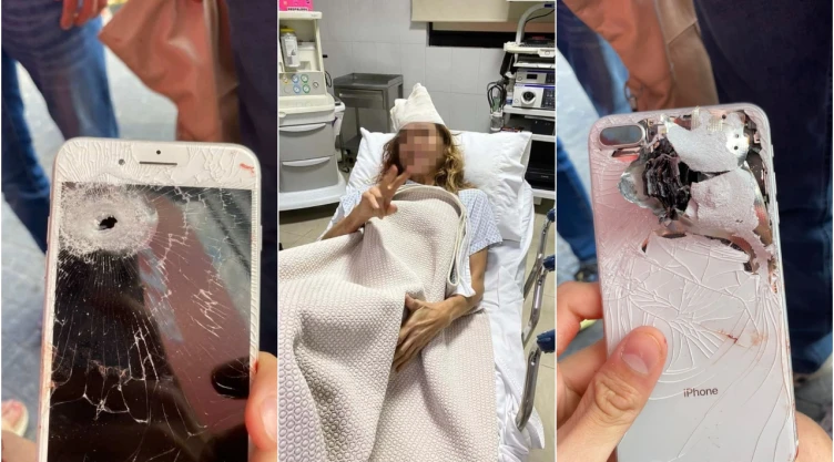 Telefono celular salva la vida a joven fuego cruzado asalto San Luis Potosí