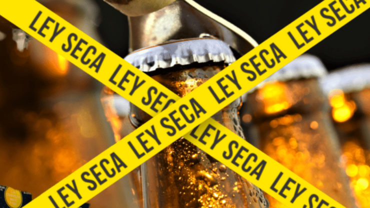Ley Seca por el Puente del 20 de noviembre
