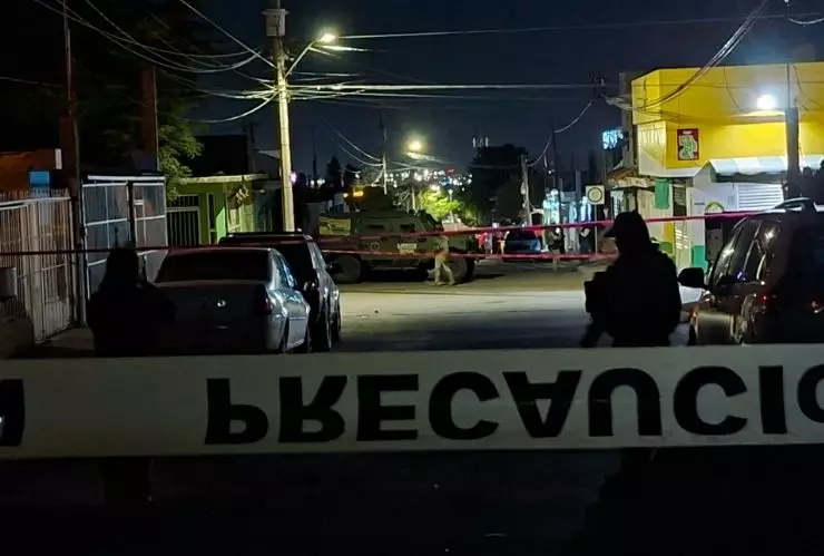 Hombre asesinado en la Plutarco Elías Calles