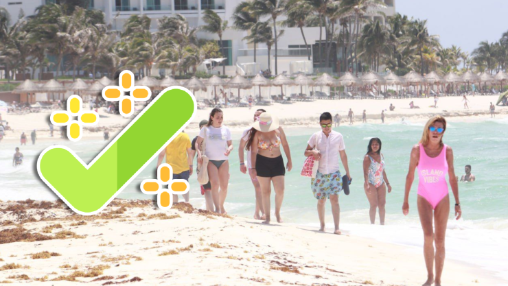 Estas son las playas de Cancún en las que puedes nadar HOY 21 de marzo de 2026.webp