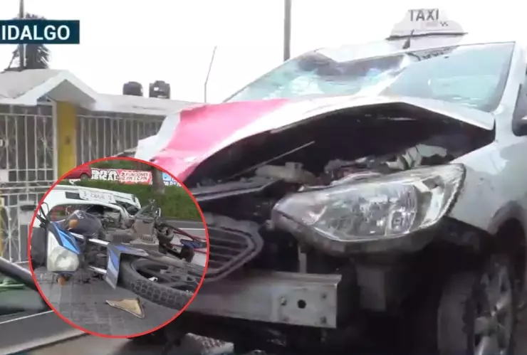 Taxista de la CDMX huye de un choque y atropella un matrimonio en Hidalgo