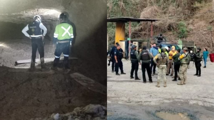 Rescatan a primer minero en El Rosario, Sinaloa