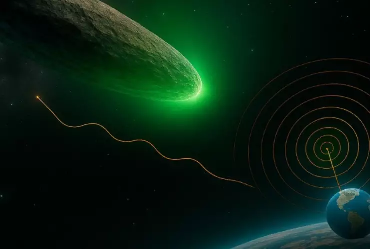 Astrónomos detectan actividad de agua en el cometa 3I/ATLAS, visitante de otro sistema estelar