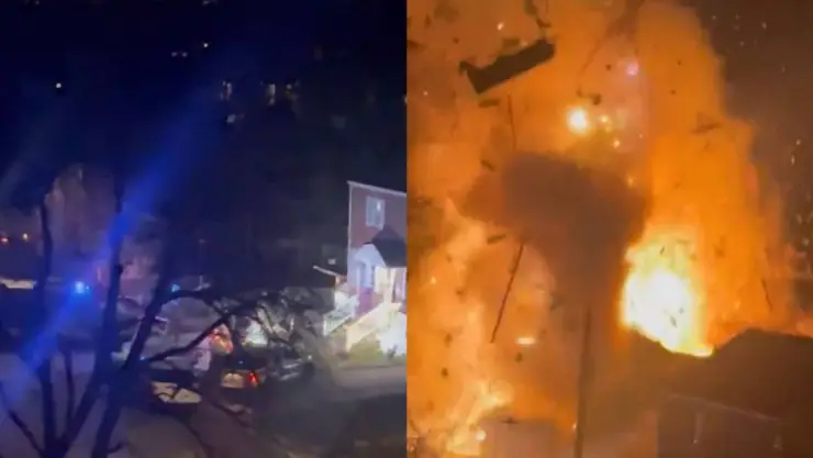 Explota casa en Arlington Virginia