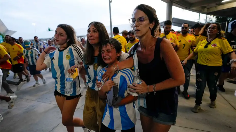 Copa América Disturbios Final Argentina Colombia 2024