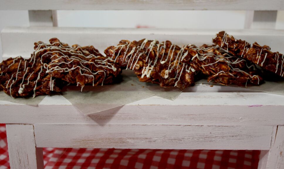 Galletas de chocolate y avellana