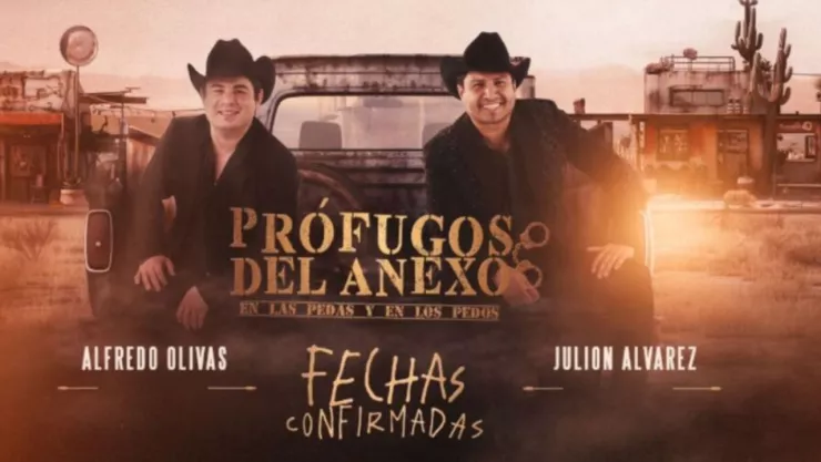 Prófugos del Anexo llegará a Aguascalientes gira de Alfredo Olivas y Julión Álvarez