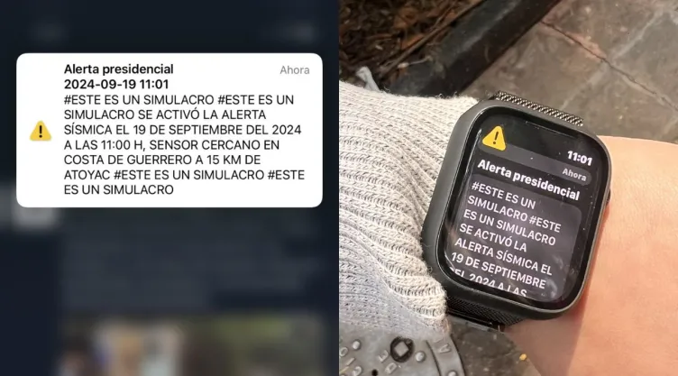 ¿Qué es la “alerta presidencial” que llegó a los celulares durante el simulacro?