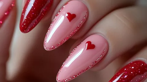 45 diseños de uñas para San Valentín en almendradas o cuadradas: son sencillas, elegantes y sutiles
