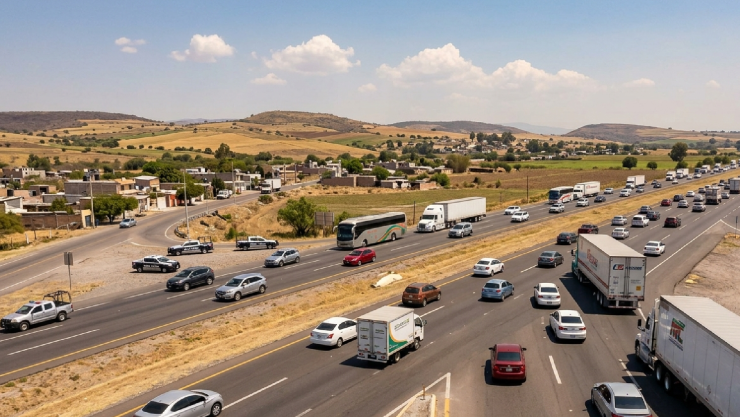 Estado de carreteras en Guanajuato por paro nacional