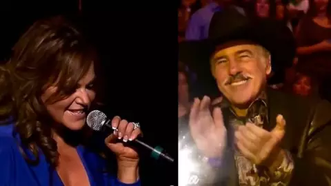 Jenny Rivera y Andres Garcia.