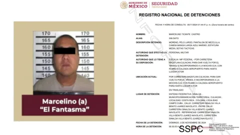 Capturan a “El Fantasma” en Sinaloa; exjefe de seguridad de “El Chapo” Guzmán