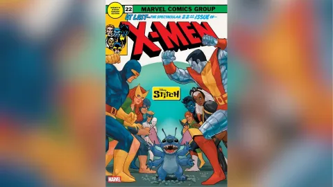 Stitch llega al Universo Marvel con portadas variantes en Spider-Man, X-Men y más