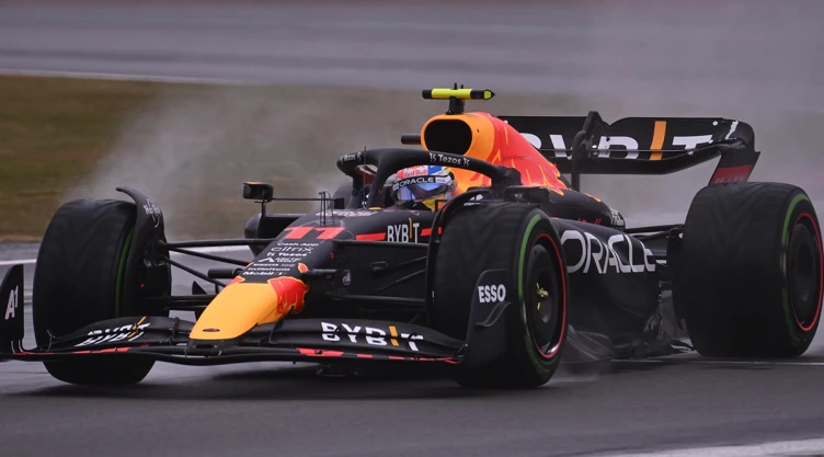 Checo Pérez en la clasificación del GP de Gran Bretaña