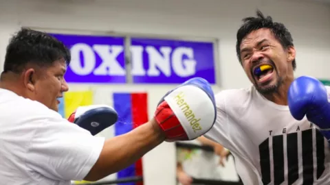 Manny Pacquiao vs Yordenis Ugas Box Azteca