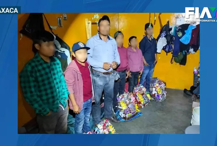 En julio de 2024, nueve menores de edad originarios de Chiapas fueron rescatados. Eran obligados a vender dulces y cigarros en las calles de Oaxaca