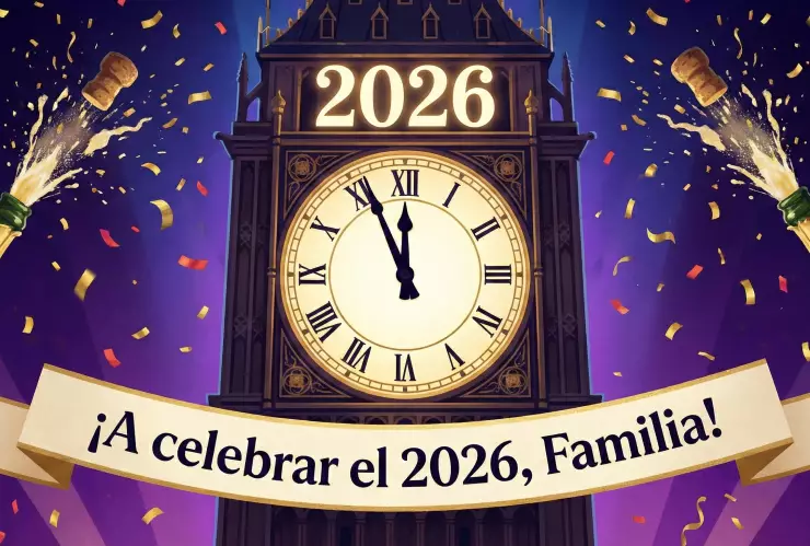 Cuenta Regresiva a Medianoche Año Nuevo 2026