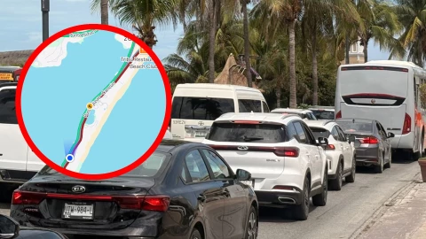 ¿Qué está pasando en la Zona Hotelera en Cancún HOY? Reportan tráfico MUY pesado; esto se sabe