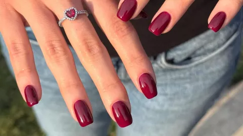uñas rojas para amas de casa