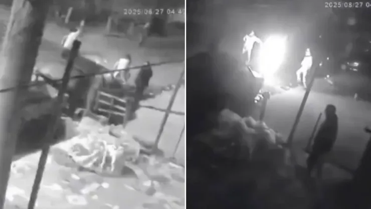 VIDEO: Prende fuego a su pareja tras encontrarla con su amante