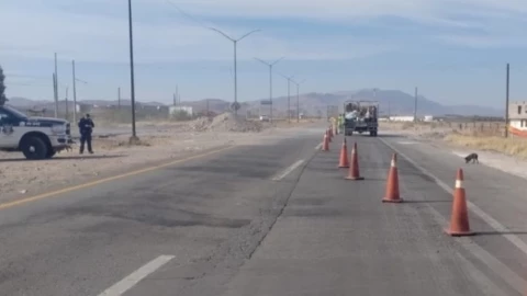 Choque en carretera Aldama–Chihuahua